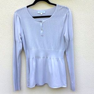 Emanuel Ungaro pointelle knit l/s sweater